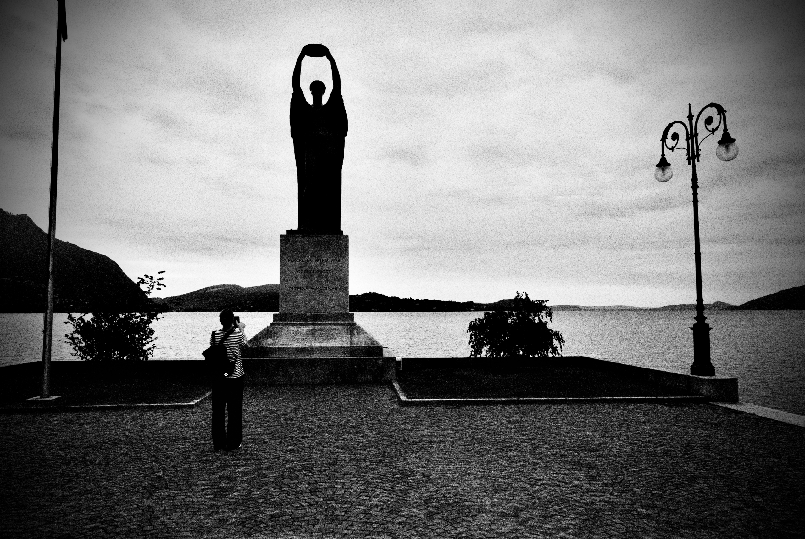 Schwarzweißfotografie, Lago Maggiore, September 2026.